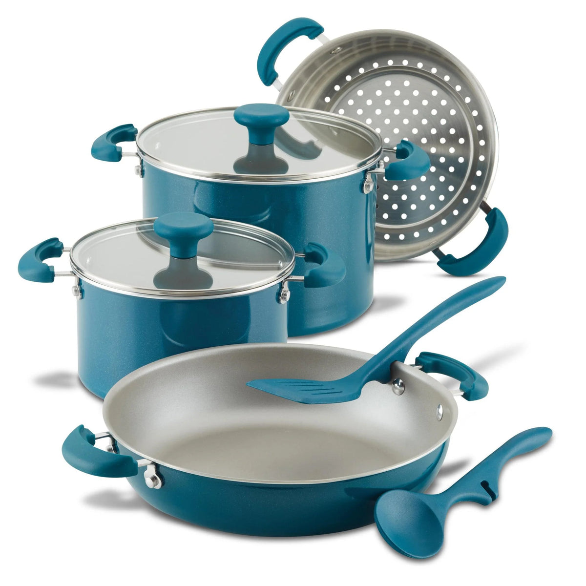 8-Piece Stacking Nonstick Induction Cookware Set