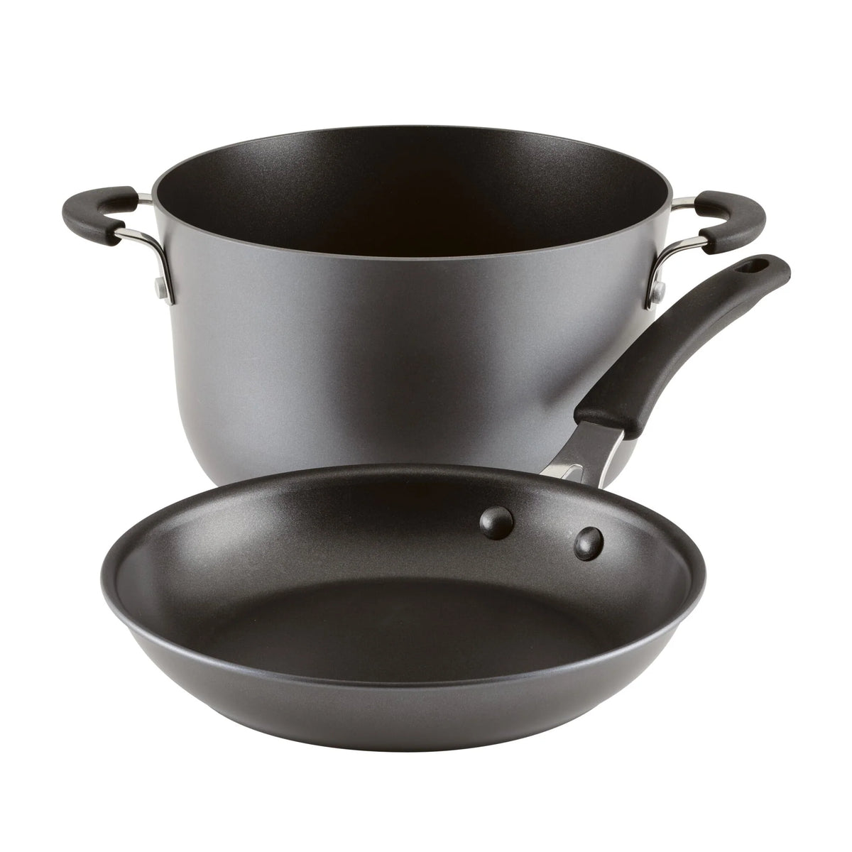 10-Piece Cook + Create Hard Anodized Nonstick Cookware Set